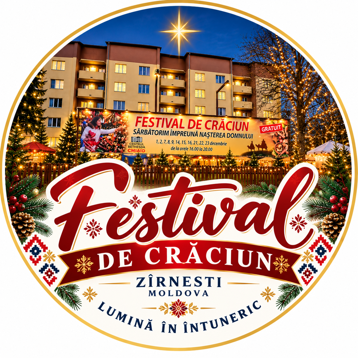 Festivalul de Crăciun, Zîrnești — Lumină în întuneric